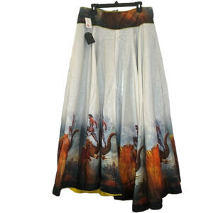 Mira Fashion all about Silk Detailed Skirt